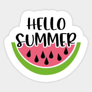 Hello Summer Sticker